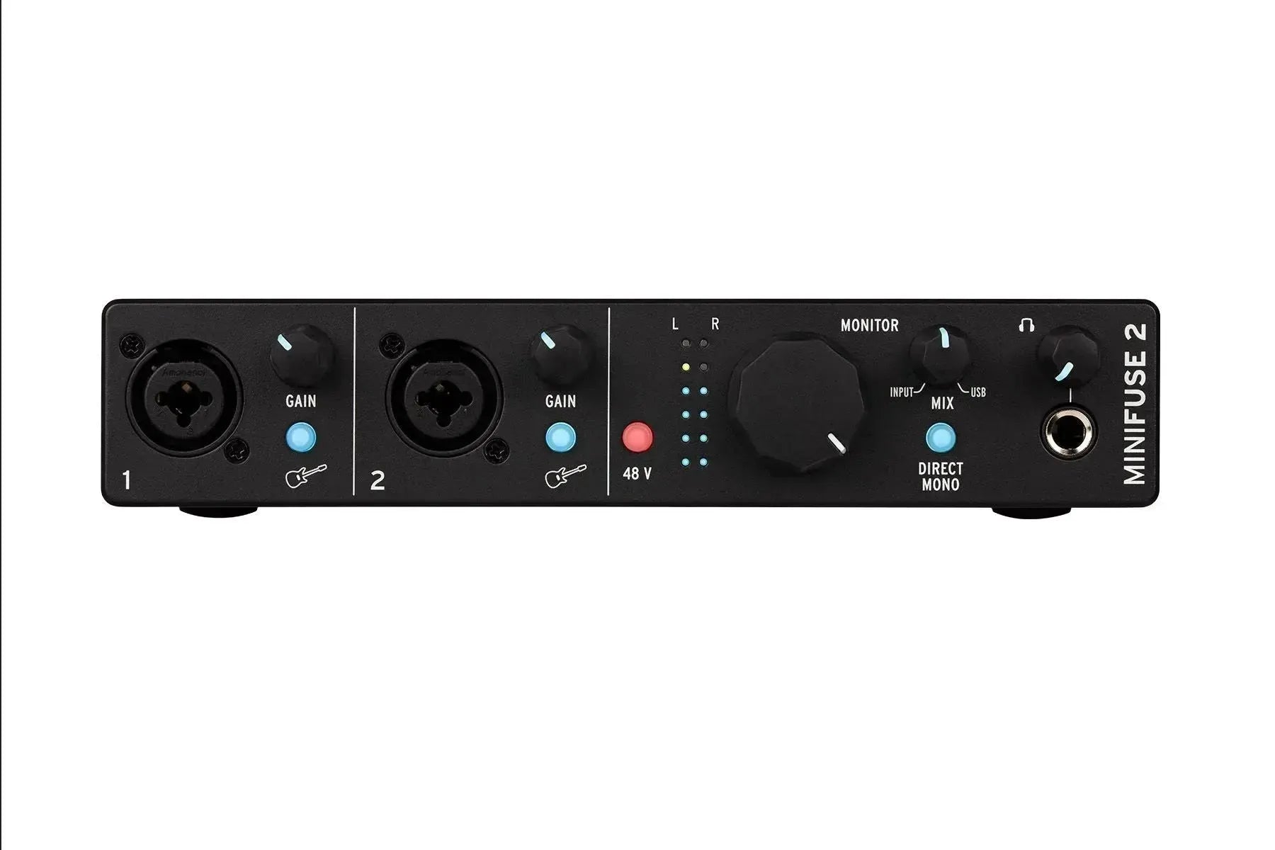 Interface de Áudio Arturia MiniFuse 2 Usb-c 2x2 Preto e Branco