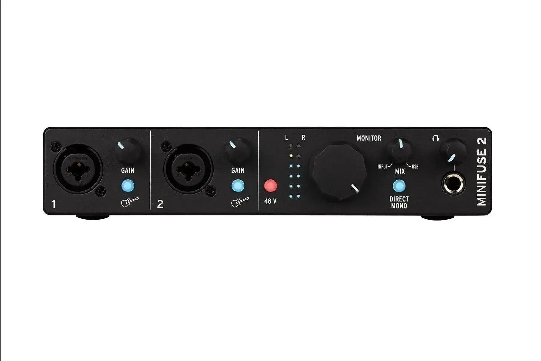 Interface de Áudio Arturia MiniFuse 2 Usb-c 2x2 Preto e Branco