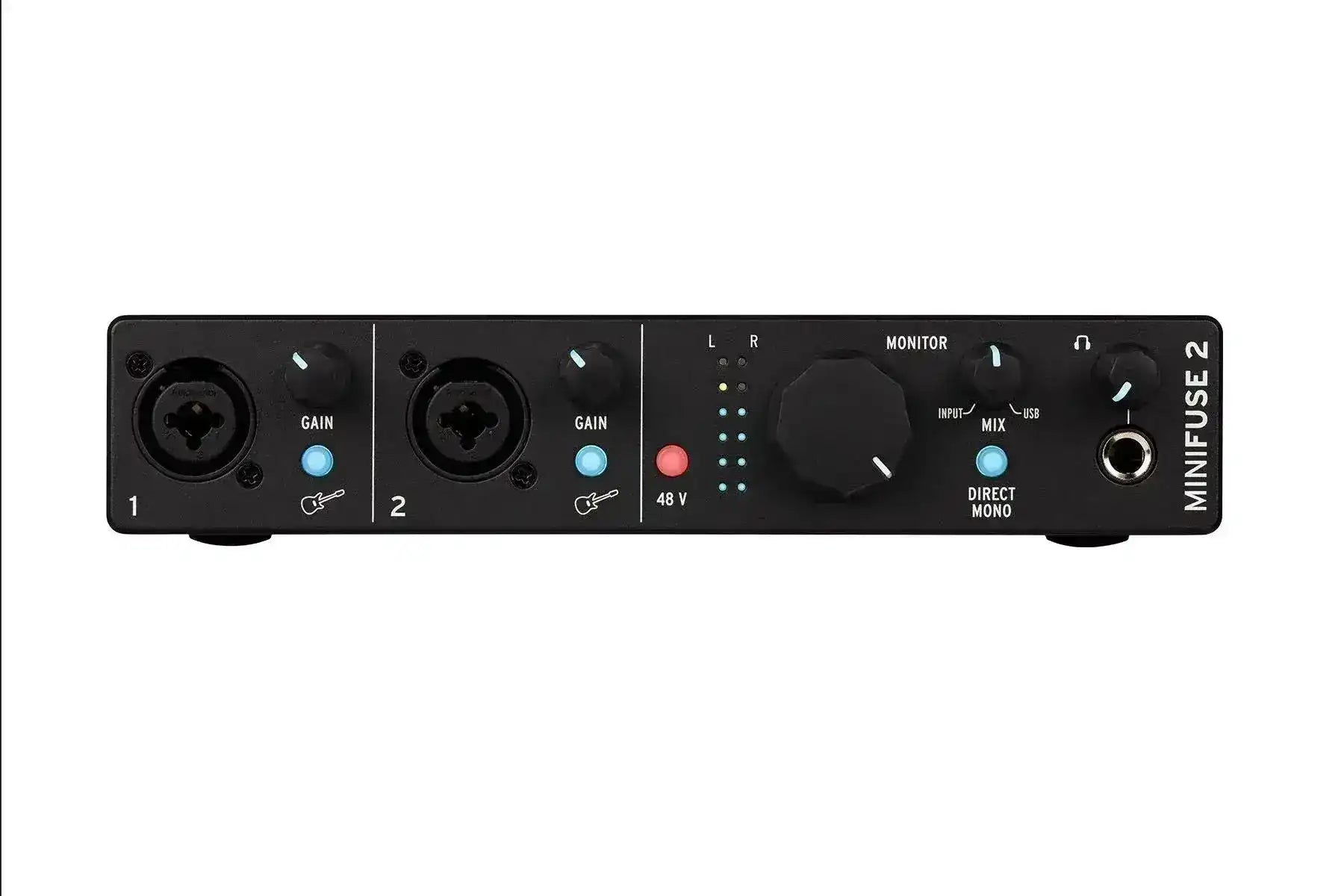 Interface de Áudio Arturia MiniFuse 2 Usb-c 2x2 Preto e Branco