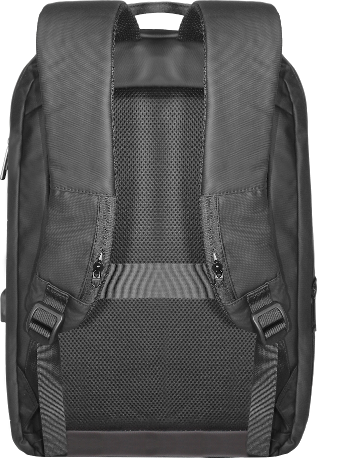 Mochila Capa Dura Kepper Roma 29, Impermeável, USB, Antifurto 42L - Preto