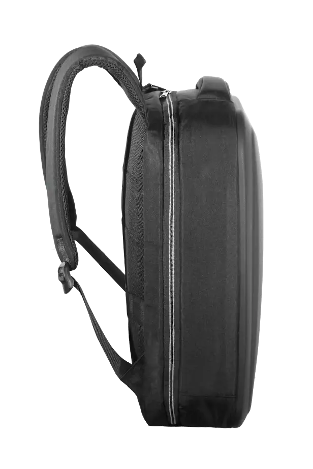 Mochila Capa Dura Kepper Roma 26, Impermeável, USB, Antifurto, 38L - Preto