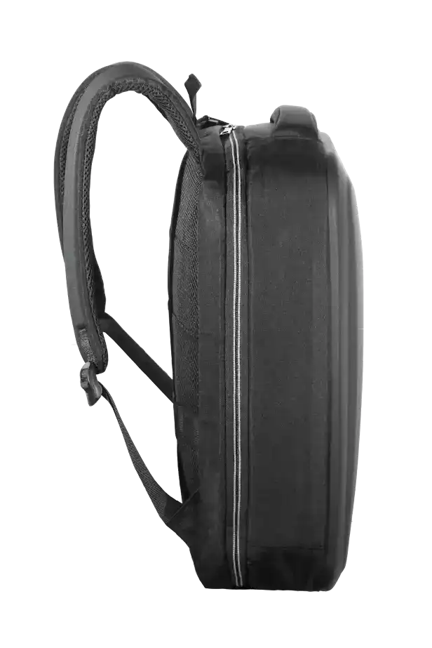 Mochila Capa Dura Kepper Roma 26, Impermeável, USB, Antifurto, 38L - Preto