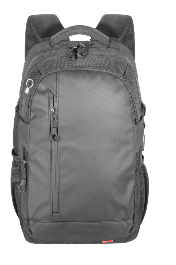 Mochila Impermeável Kepper Veneza 27, USB, Reforçada, 38L - Preto