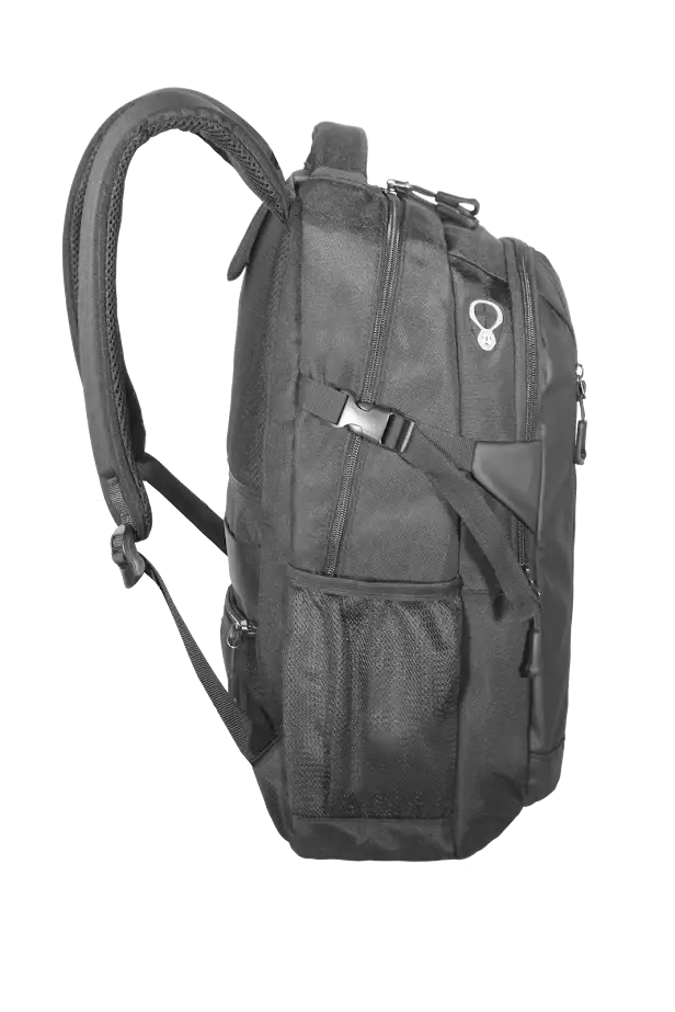 Mochila Impermeável Kepper Veneza 27, USB, Reforçada, 38L - Preto