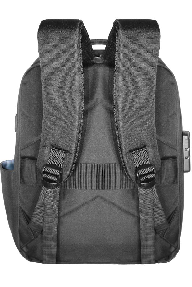 Mochila Capa Dura Kepper Roma 22, Impermeável, USB, Antifurto, 34L - Preto