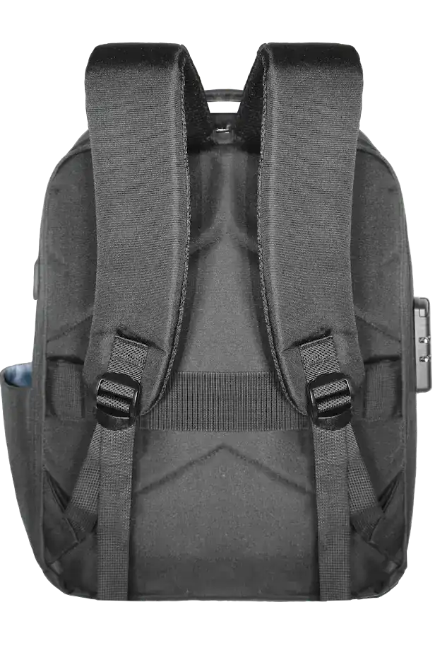 Mochila Capa Dura Kepper Roma 22, Impermeável, USB, Antifurto, 34L - Preto