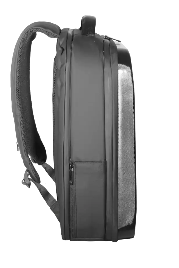 Mochila Capa Dura Kepper Roma 29, Impermeável, USB, Antifurto 42L - Preto