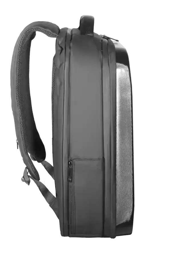 Mochila Capa Dura Kepper Roma 29, Impermeável, USB, Antifurto 42L - Preto