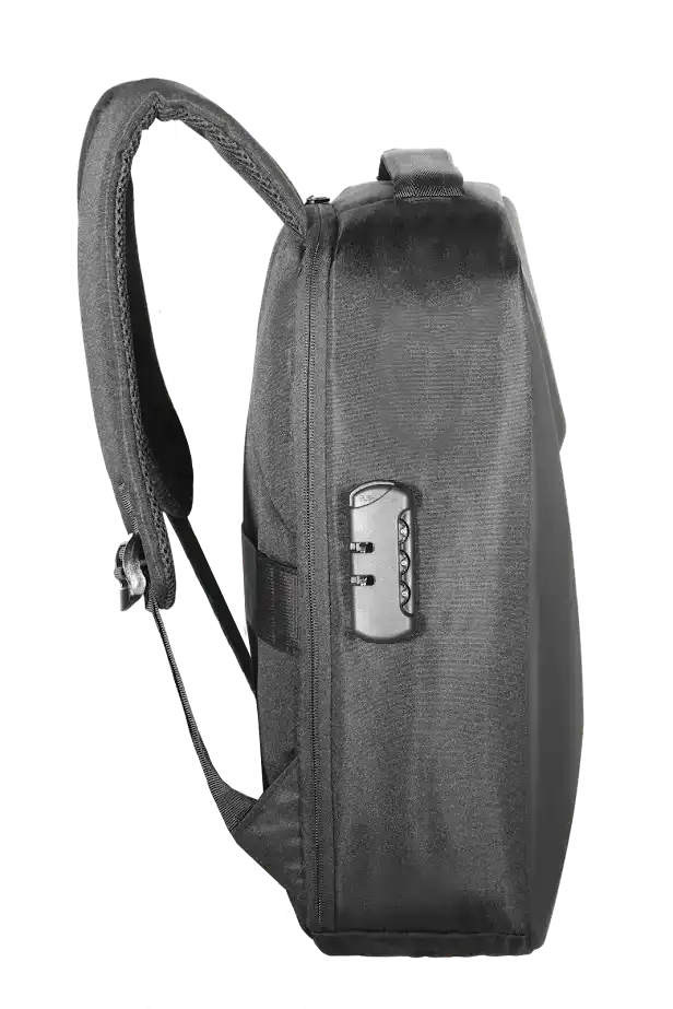 Mochila Capa Dura Kepper Roma 22, Impermeável, USB, Antifurto, 34L - Preto