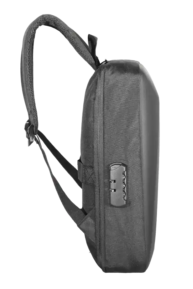 Mochila Capa Dura Kepper Roma 20, Impermeável, USB, Antifurto, 32L - Preto