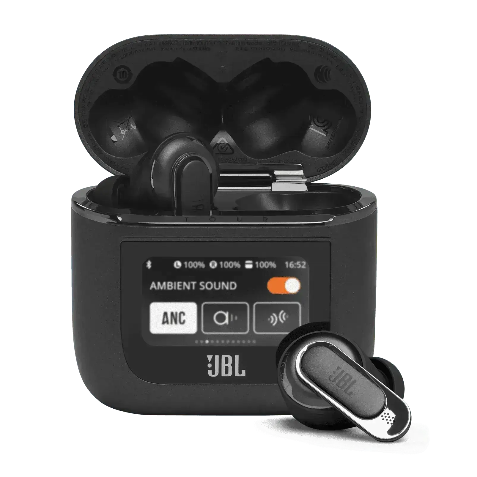 Fone de ouvido Sem Fio JBL Tour Pro 2, Bluetooth, Cancelamento de Ruído, Preto - Shop Mundo Digital