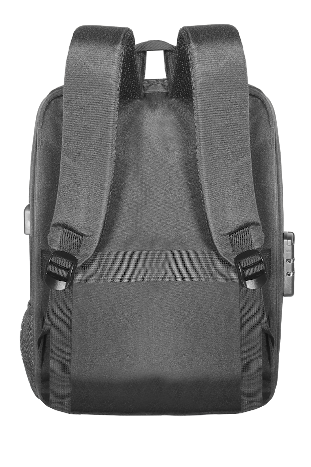 Mochila Capa Dura Kepper Roma 20, Impermeável, USB, Antifurto, 32L - Preto