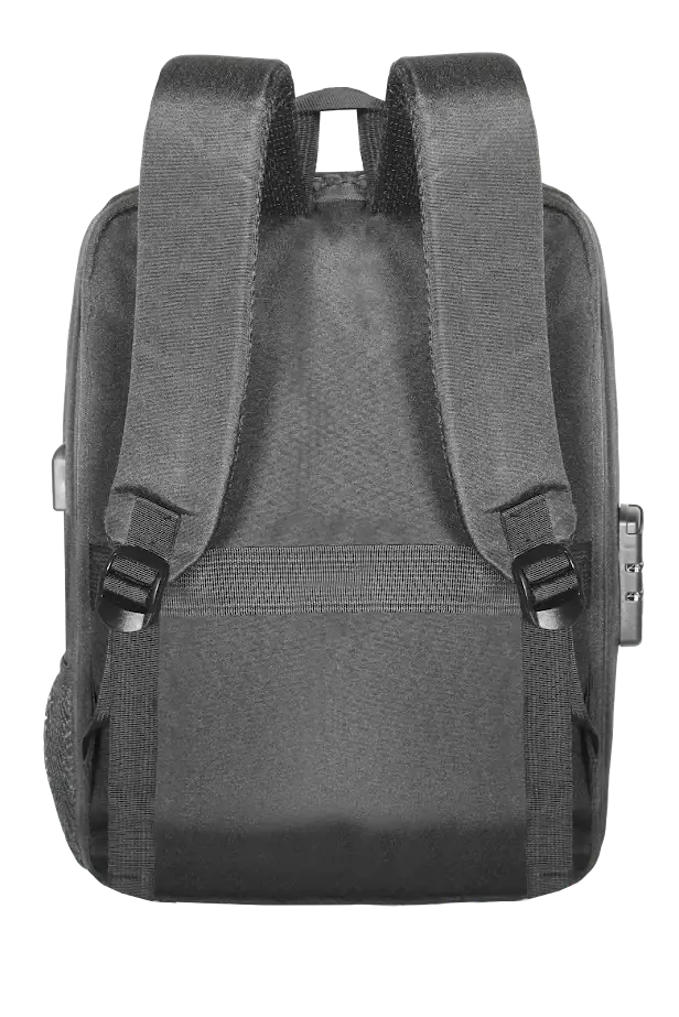 Mochila Capa Dura Kepper Roma 20, Impermeável, USB, Antifurto, 32L - Preto
