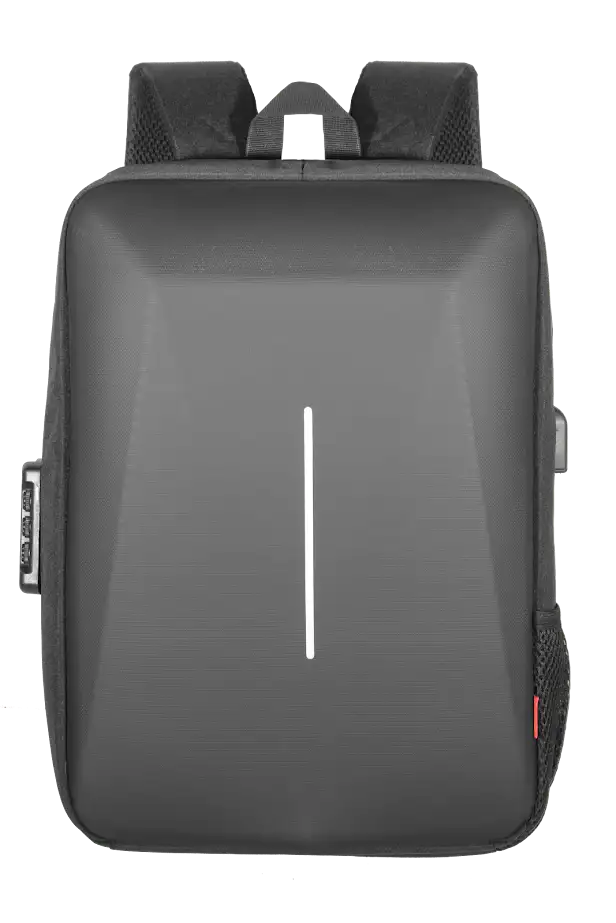 Mochila Capa Dura Kepper Roma 20, Impermeável, USB, Antifurto, 32L - Preto