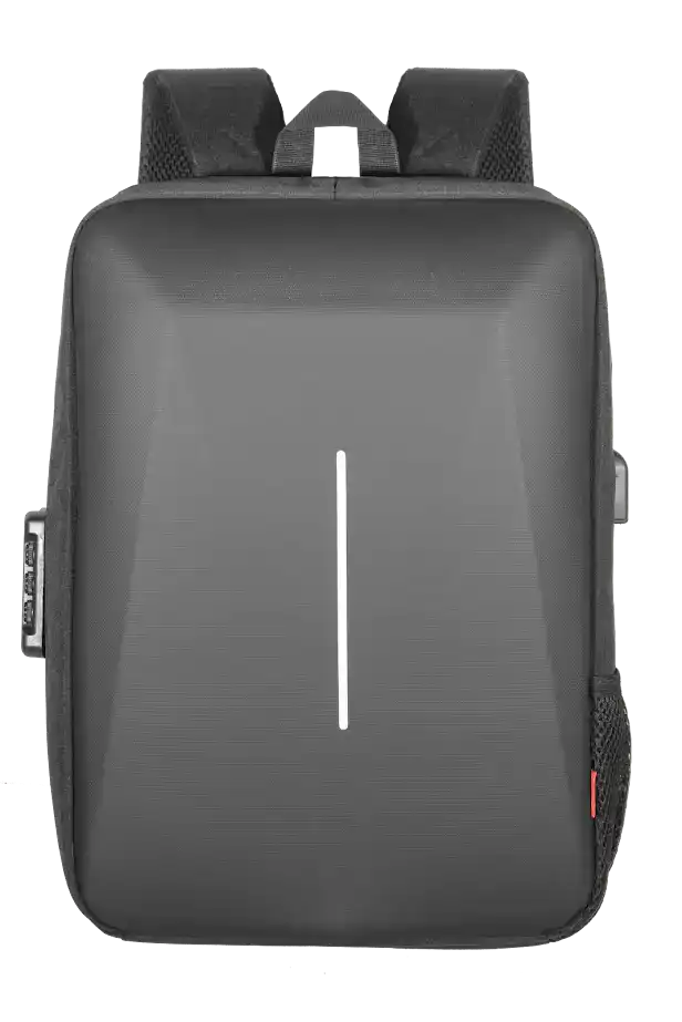 Mochila Capa Dura Kepper Roma 20, Impermeável, USB, Antifurto, 32L - Preto