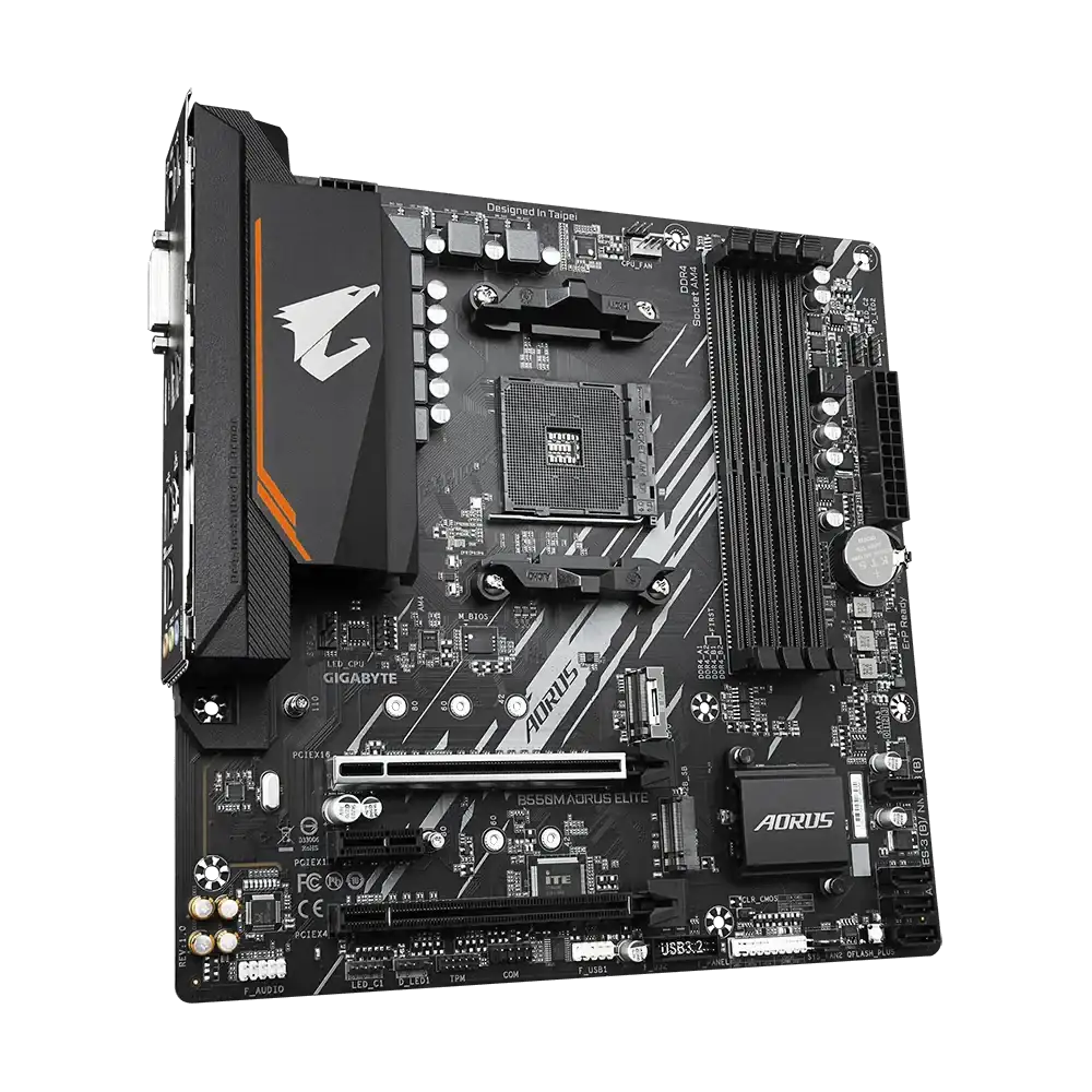Placa Mãe Gigabyte B550M AORUS Elite, Chipset B550, AMD AM4, mATX, DDR4