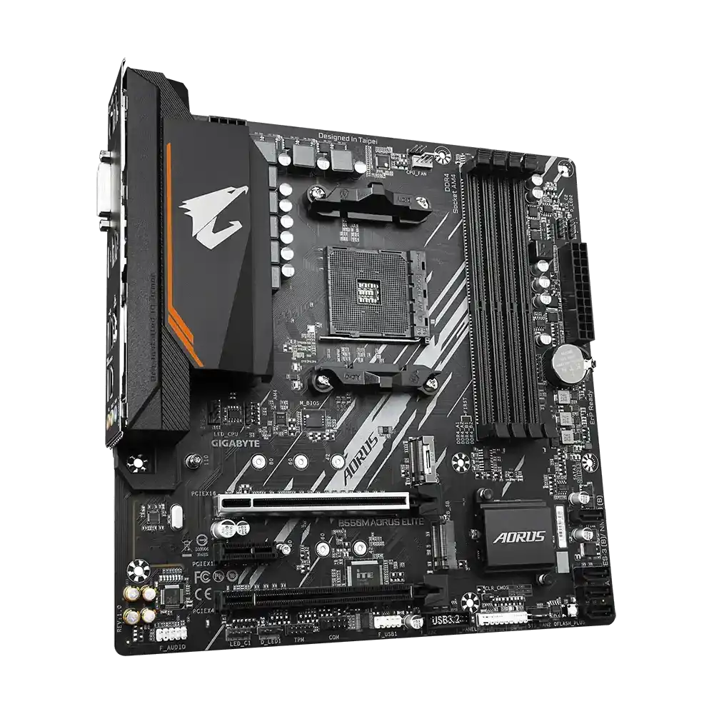 Placa Mãe Gigabyte B550M AORUS Elite, Chipset B550, AMD AM4, mATX, DDR4