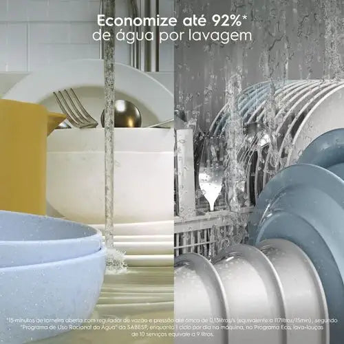 Lava-Louça Electrolux 10 Serviços Inox com Programa Lava & Seca 50 min (LS10E) - 220V