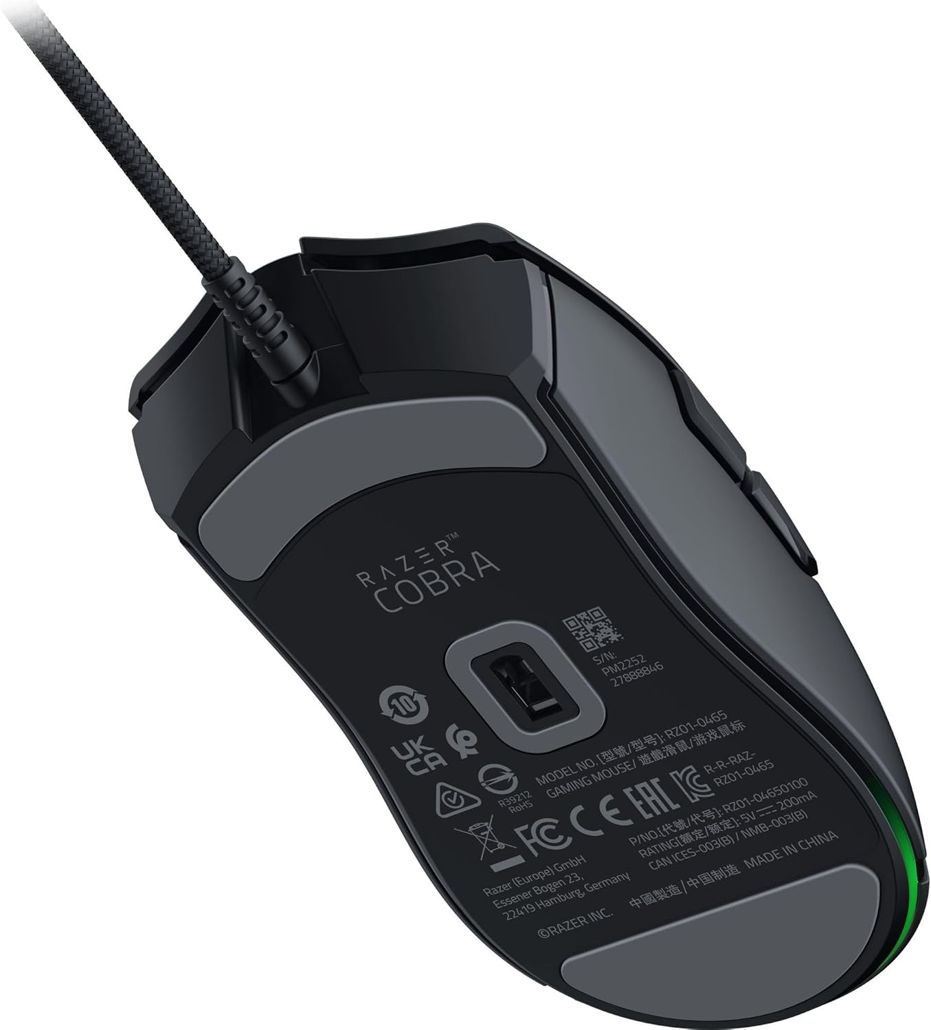 Mouse Gamer Razer Cobra Chroma RGB, 8500 DPI - Preto Com Fio