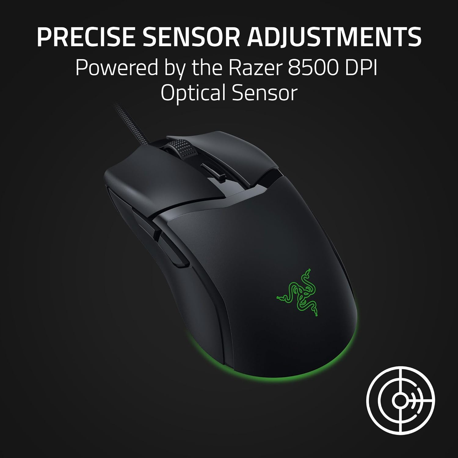 Mouse Gamer Razer Cobra Chroma RGB, 8500 DPI - Preto Com Fio