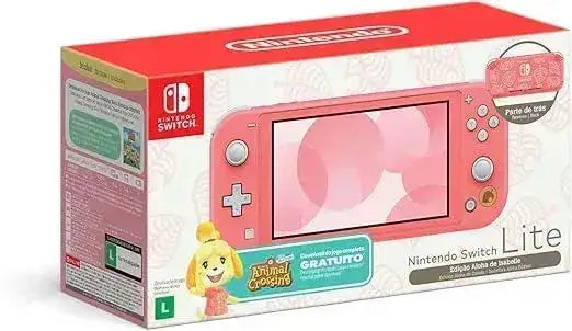 Nintendo Switch Lite Coral - Animal Crossing