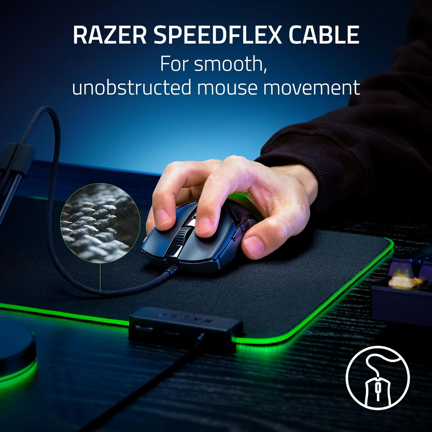 Mouse Gamer Razer Cobra Chroma RGB, 8500 DPI - Preto Com Fio