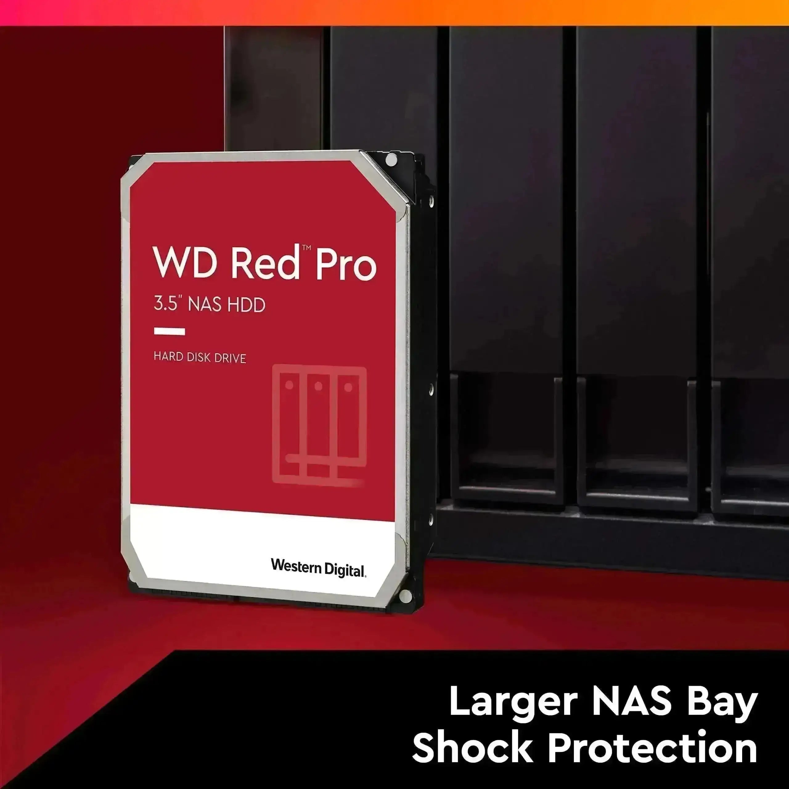 HD 14TB SATA3 Western Digital Red PRO WD141KFGX (3,5pol, 6Gb/s, 7.200 RPM, 512MB Cache) - Shop Mundo Digital