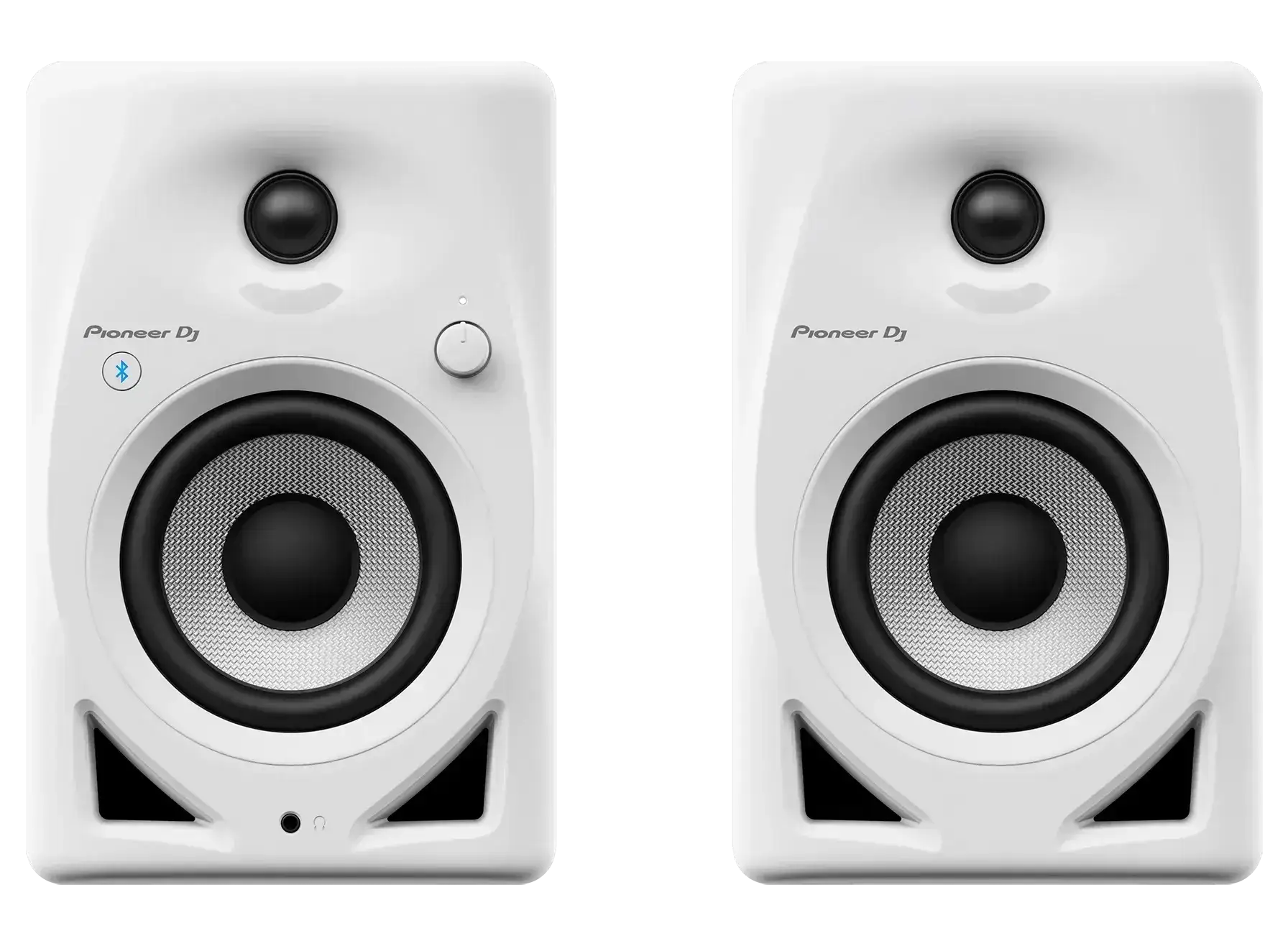 Pioneer DJ DM-40D - Monitor de áudio ativo bidirecional de 21W 4" - Branco (par)