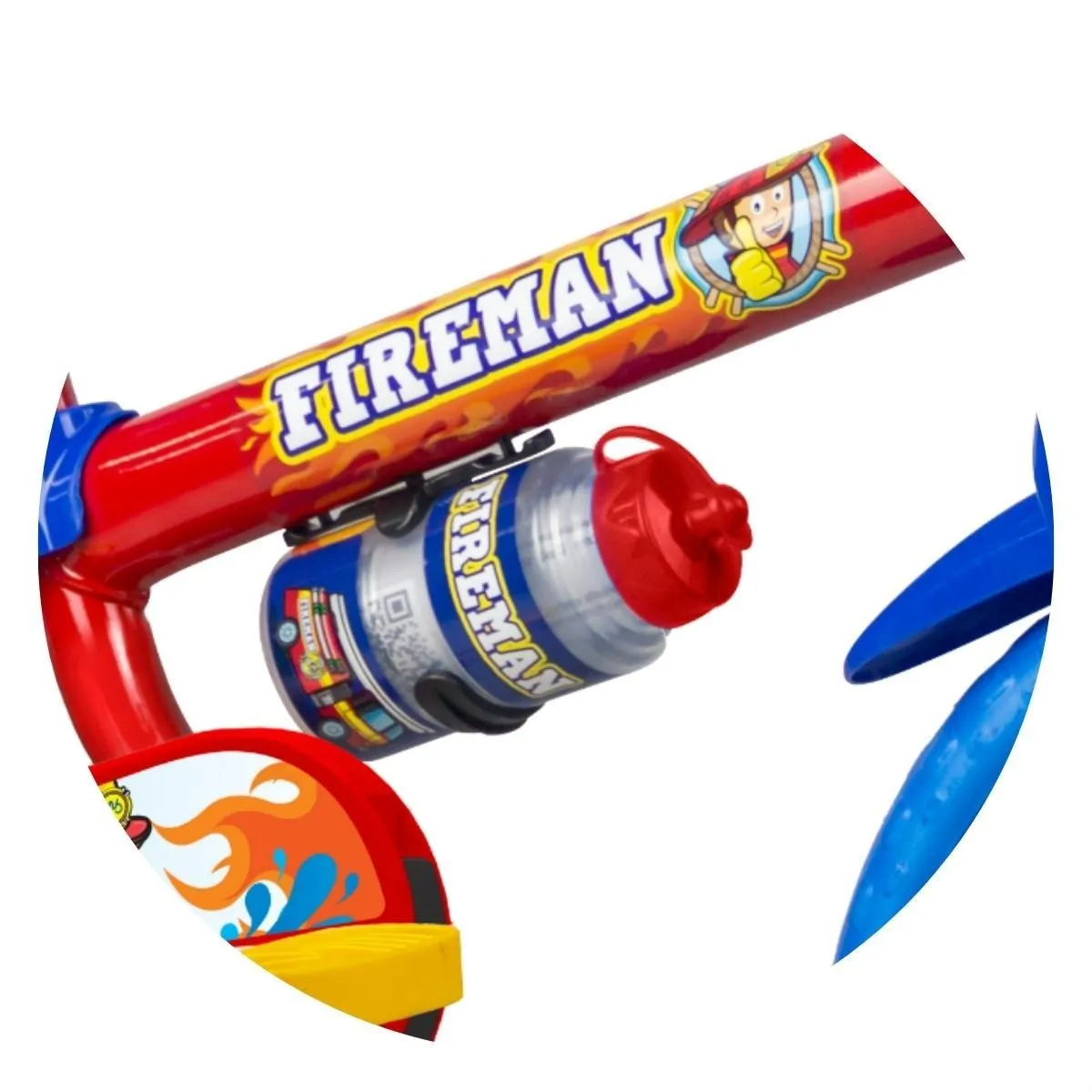 Bicicleta Infantil Aro 12 Fireman Nathor Cor Vermelho
