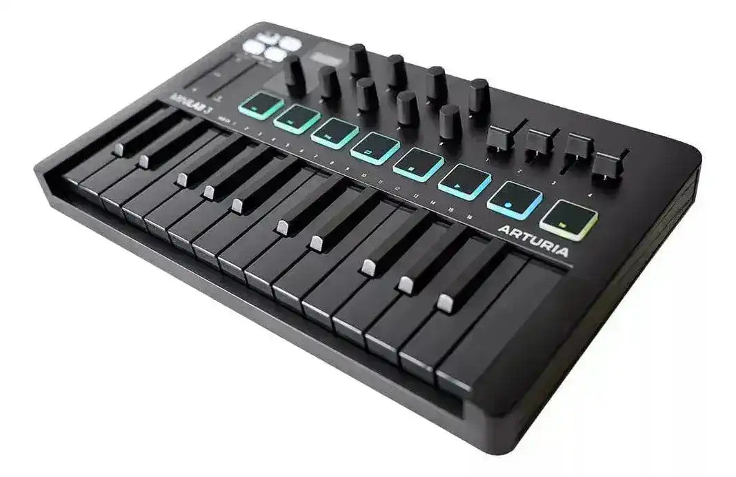 Teclado Controlador Arturia Minilab 3 Deep Black