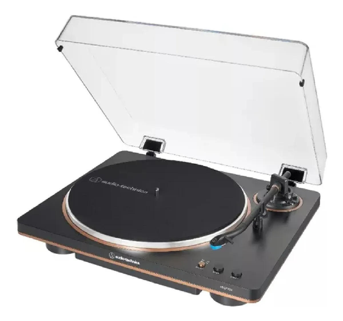 Toca Discos Automático Audio-Technica AT-LP70X-BZ Cor Preto e Bronze