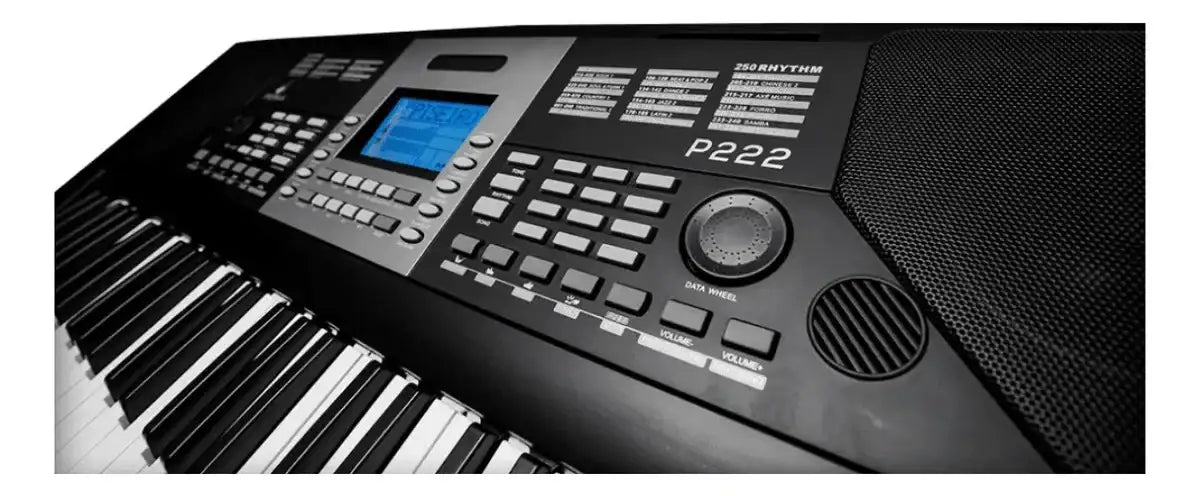 Teclado Sintetizador Pegasus P222 61 Teclas Ritmos Brasileiros