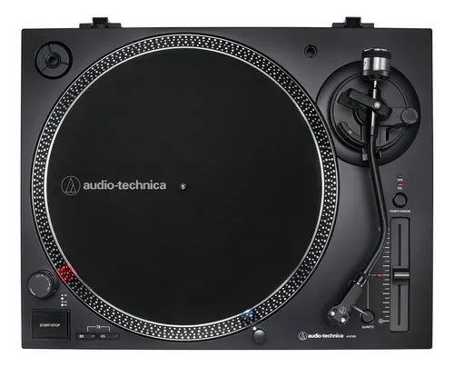 Toca Discos Audio-Technica Acionamento Direto Analógico, Digital e Bluetooth AT-LP120XBT-USB Preto