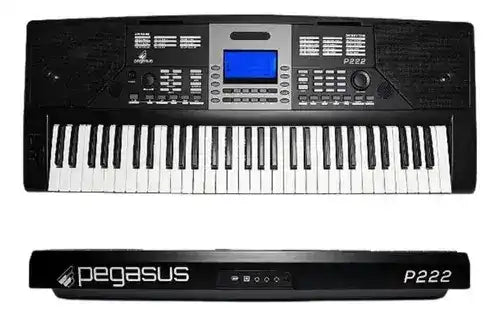 Teclado Sintetizador Pegasus P222 61 Teclas Ritmos Brasileiros