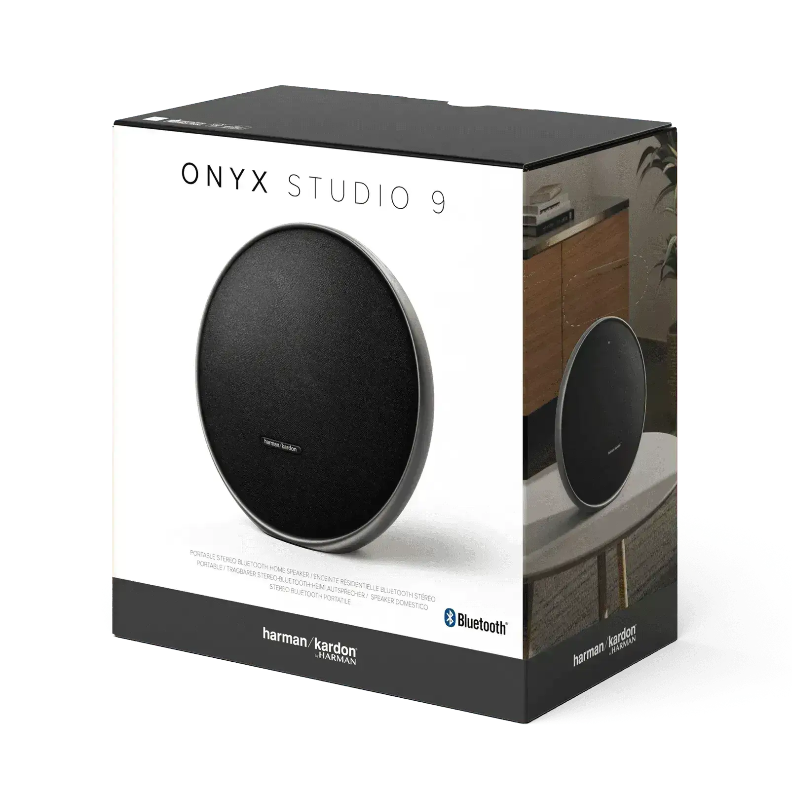 HARMAN KARDON, Caixa de Som, Onyx Studio 9, Bluetooth, Portátil, Com Alça de Metal - Preta - Shop Mundo Digital