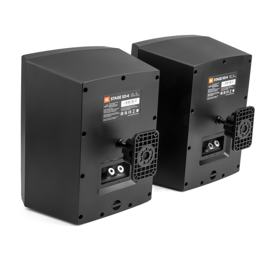 Caixa Ambiente Passiva 6,5" JBL Stage - XD6 Preto (Par)