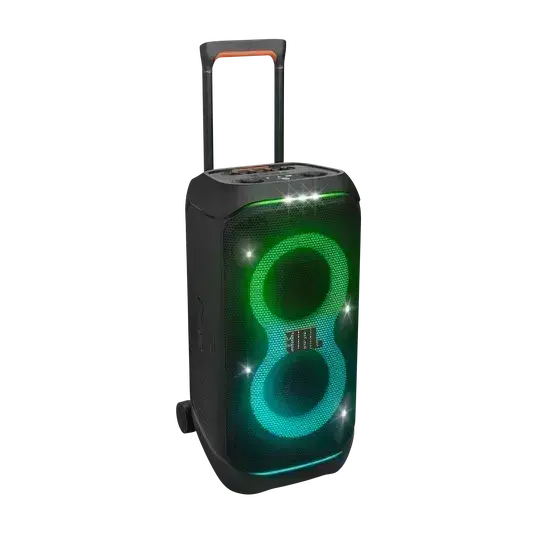 Caixa de Som Bluetooth JBL Party Box Stage 320, IPX4, Show de luzes, Até 18h, 240W