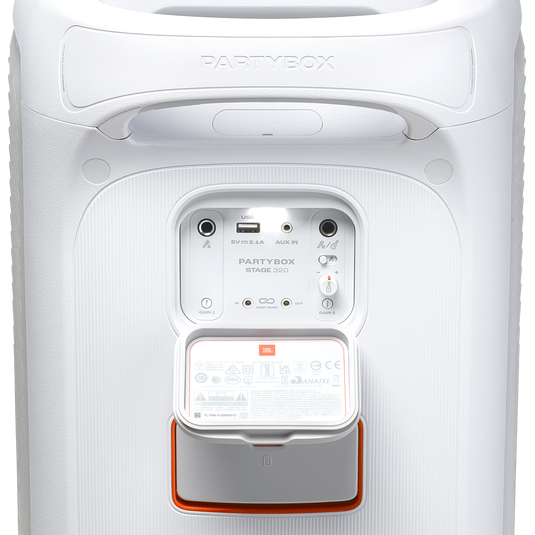 JBL Partybox Stage 320 240w Bluetooth Bivolt Branco