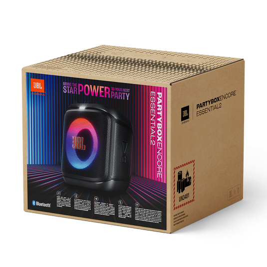 Caixa De Som Bluetooth JBL PartyBox Encore Essential 2 Cor Preto - Lançamento