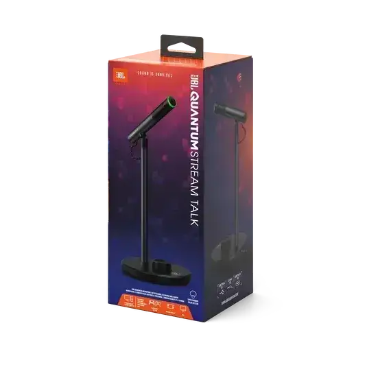 Microfone Condensador Supercardioide JBL Quantum Stream Talk