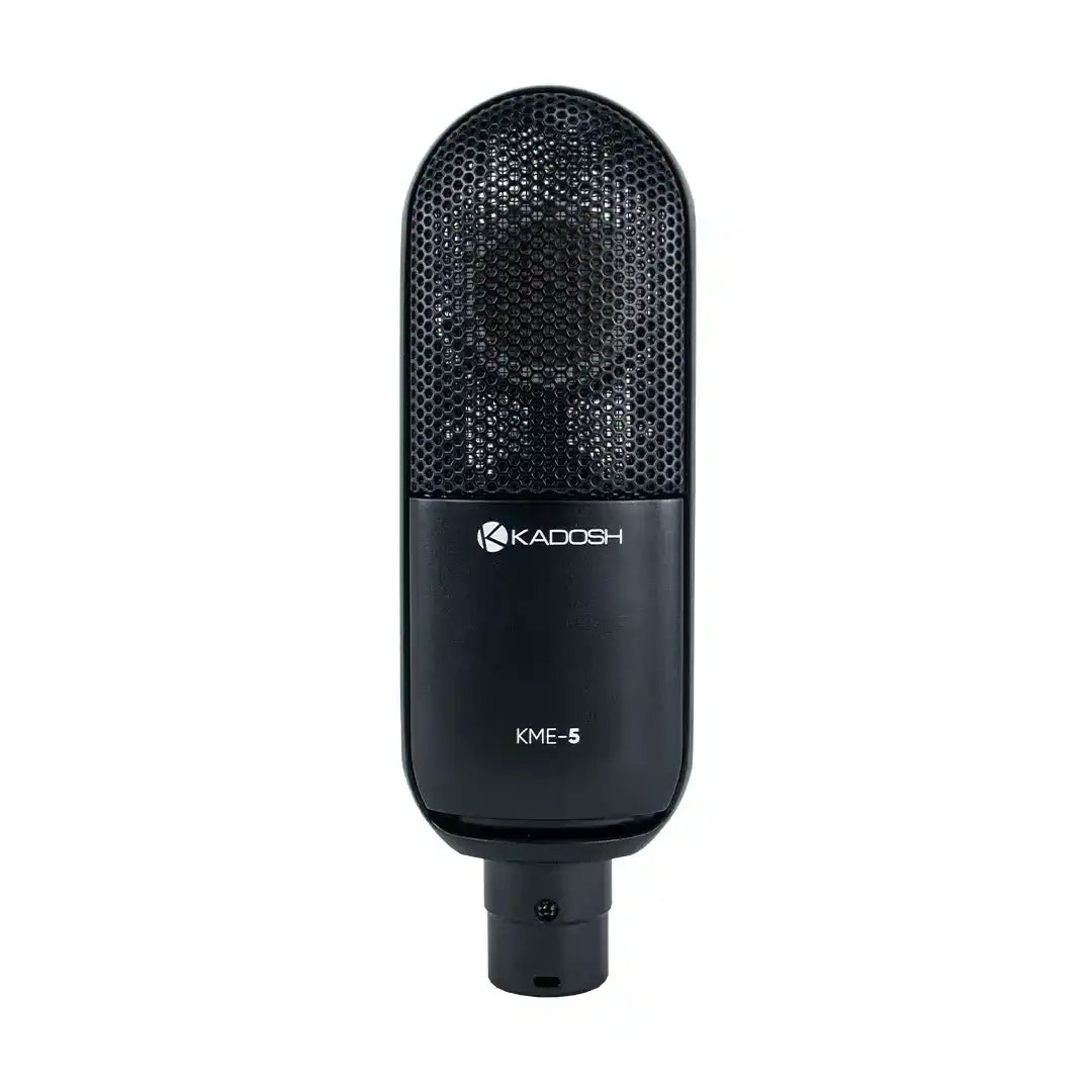 Microfone Condensador Kadosh KME5 Para Estúdio e Podcast Preto