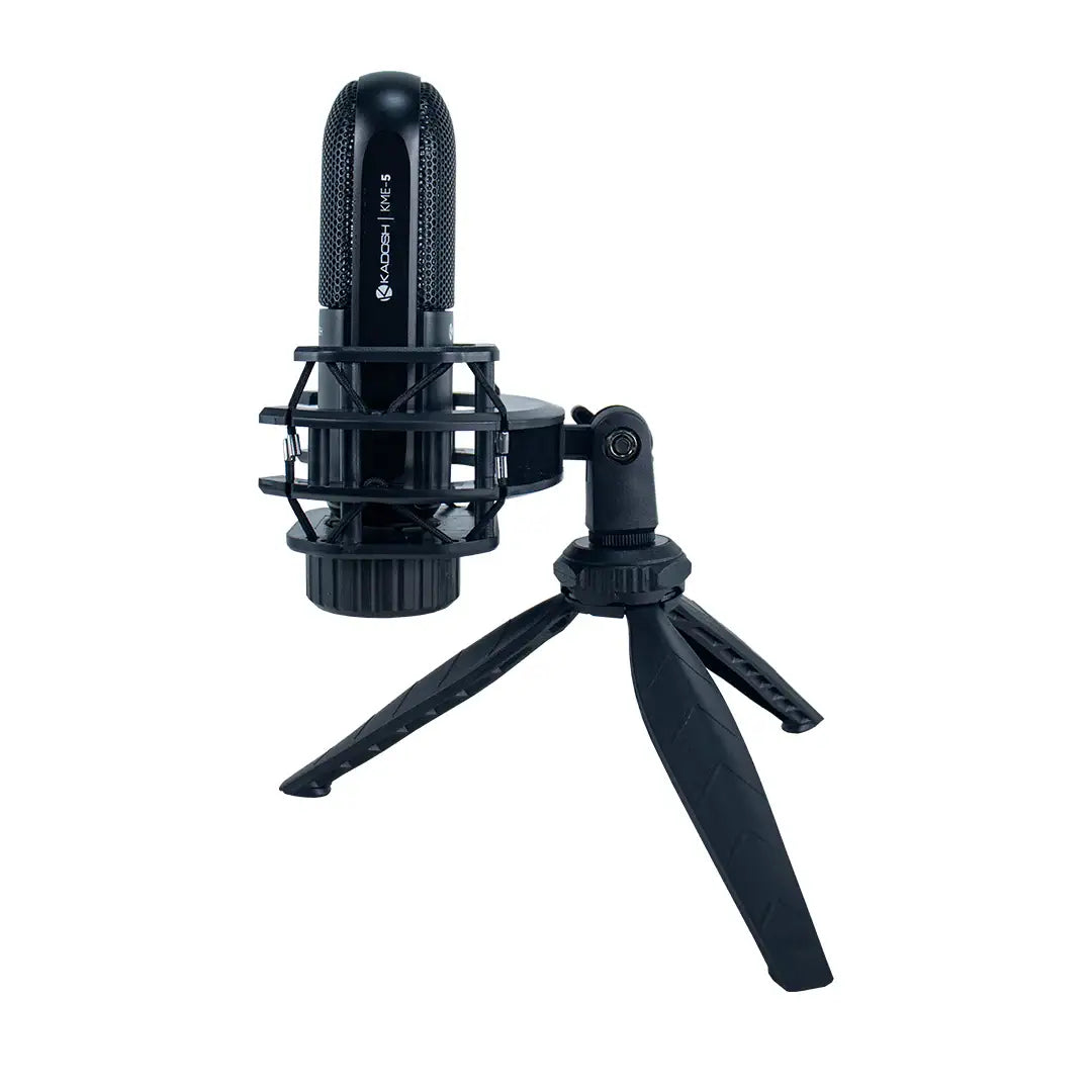 Microfone Condensador Kadosh KME5 Para Estúdio e Podcast Preto