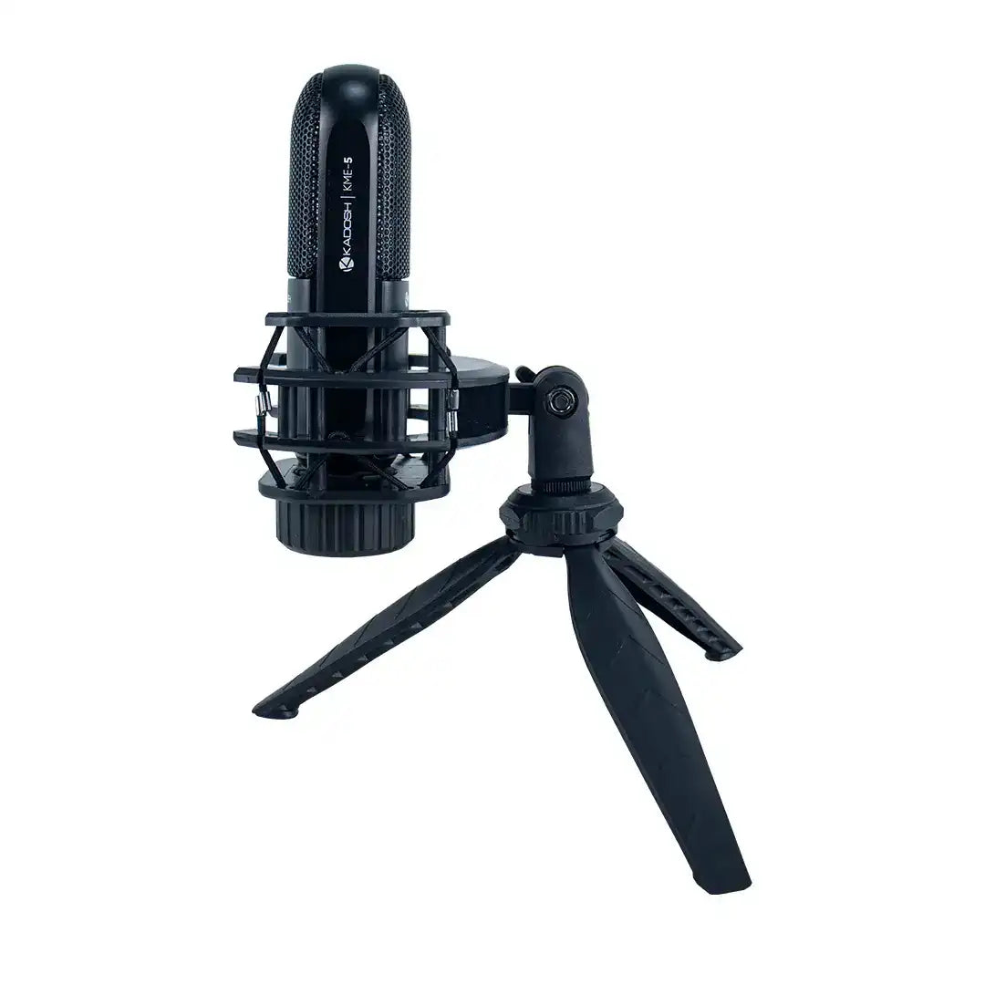 Microfone Condensador Kadosh KME5 Para Estúdio e Podcast Preto