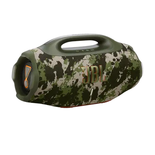 Caixa de Som JBL Boombox 4 Preta/Squad/Branca a Prova D'agua, 200W RMS e 34h de Reprodução BT