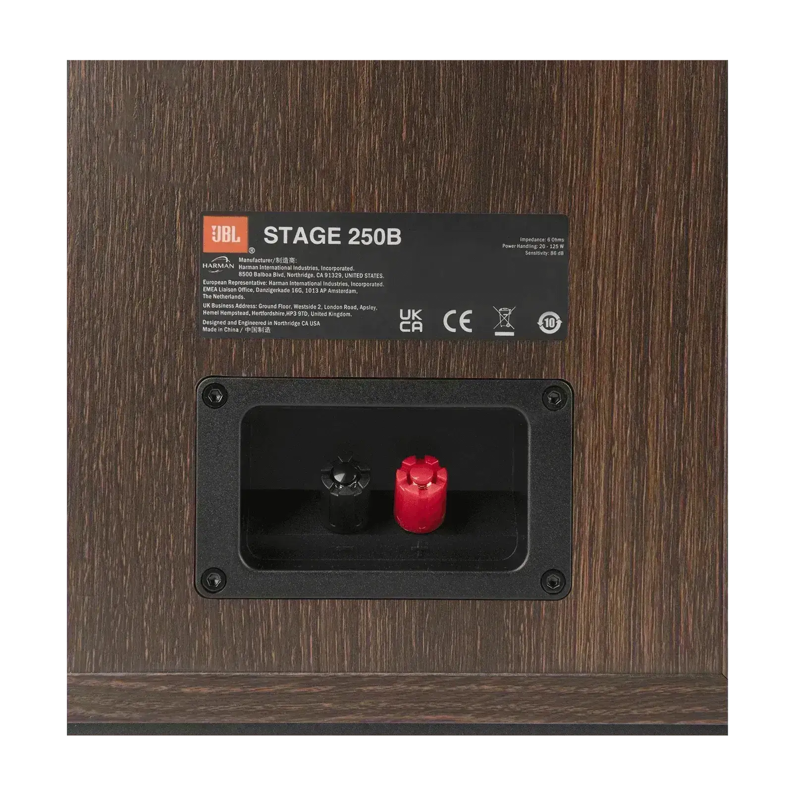 JBL - Par de Caixas JBL 75W Rms Stage 250B Bookshelf 5,25 pol 6 Ohms Preto - Shop Mundo Digital