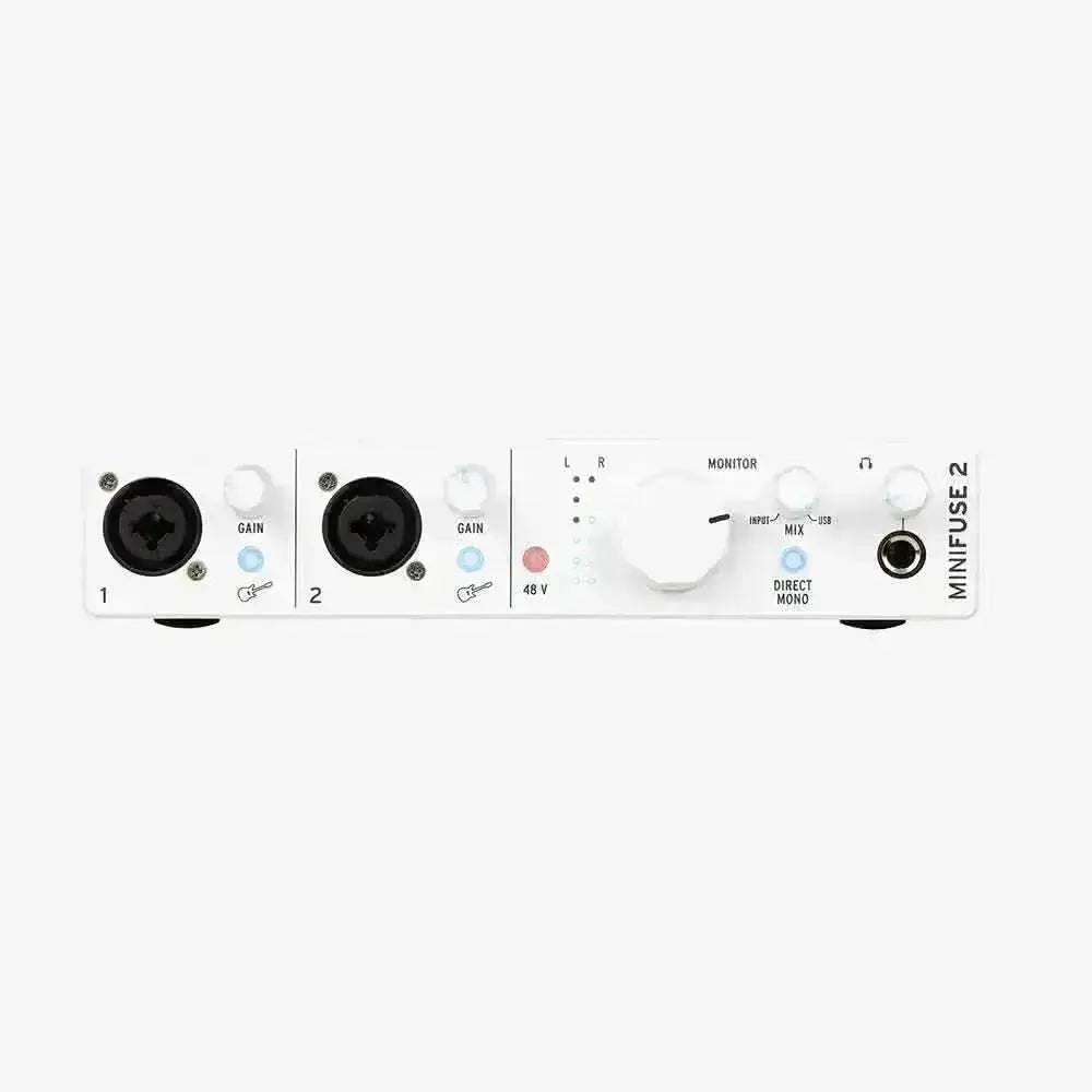Interface de Áudio Arturia MiniFuse 2 Usb-c 2x2 Preto e Branco - Shop Mundo Digital