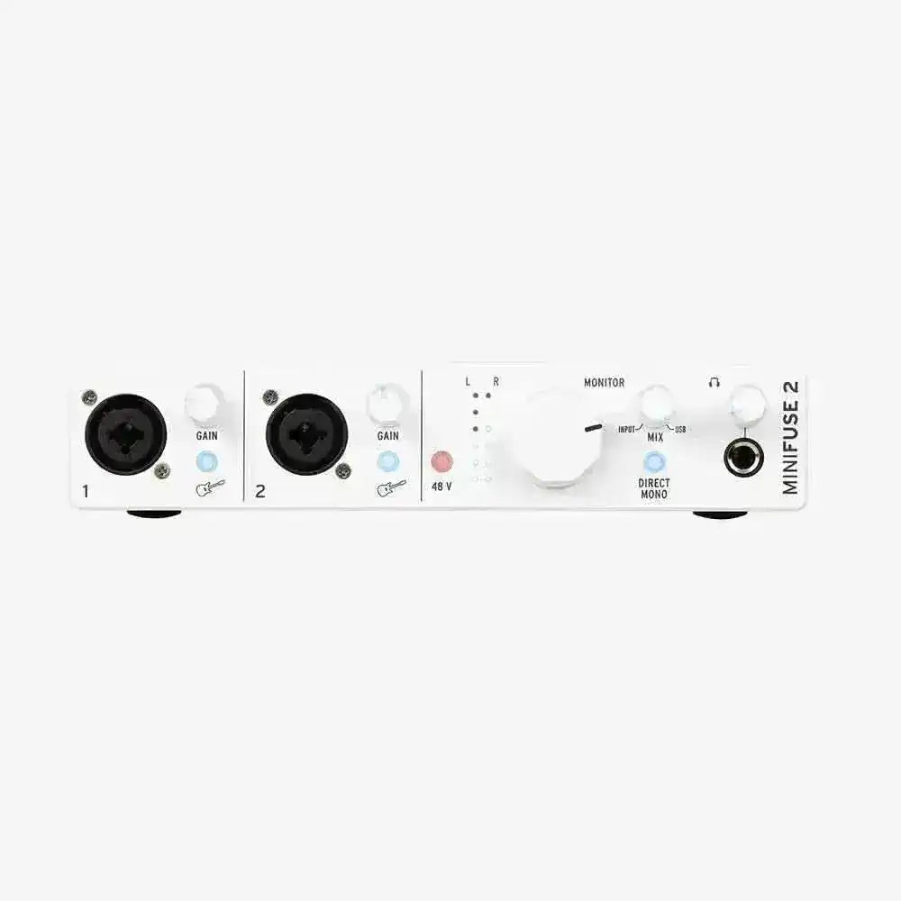 Interface de Áudio Arturia MiniFuse 2 Usb-c 2x2 Preto e Branco - Shop Mundo Digital