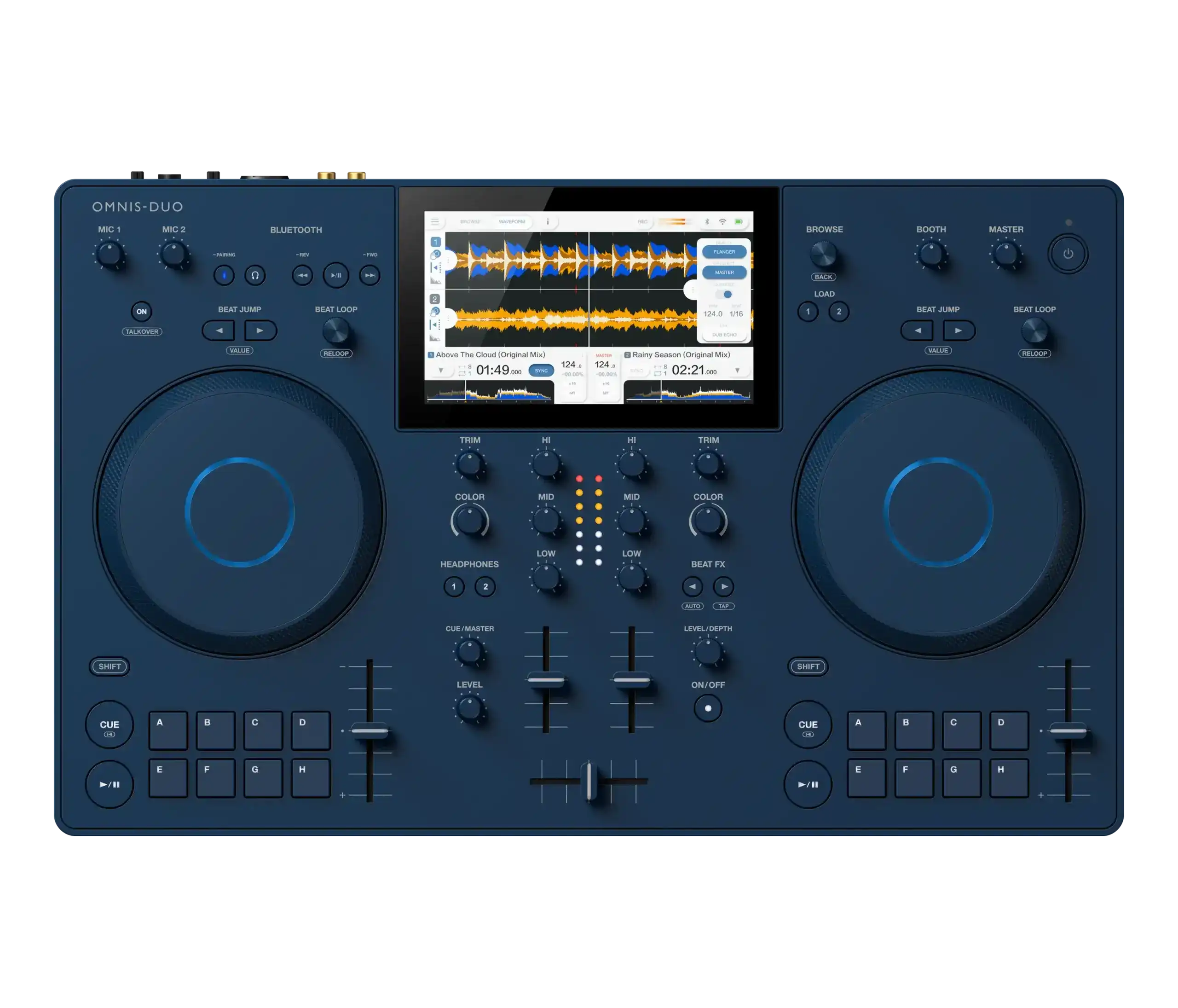Controladora Profissional Tudo Em Um AlphaTheta Omnis Duo - Azul