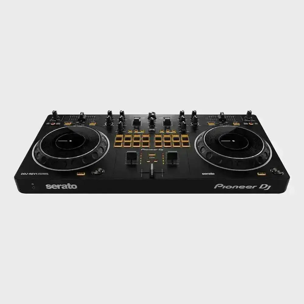 Controlador de 2 Canais Pioneer DJ DDJ-REV1 com Serato DJ - Gold - Shop Mundo Digital