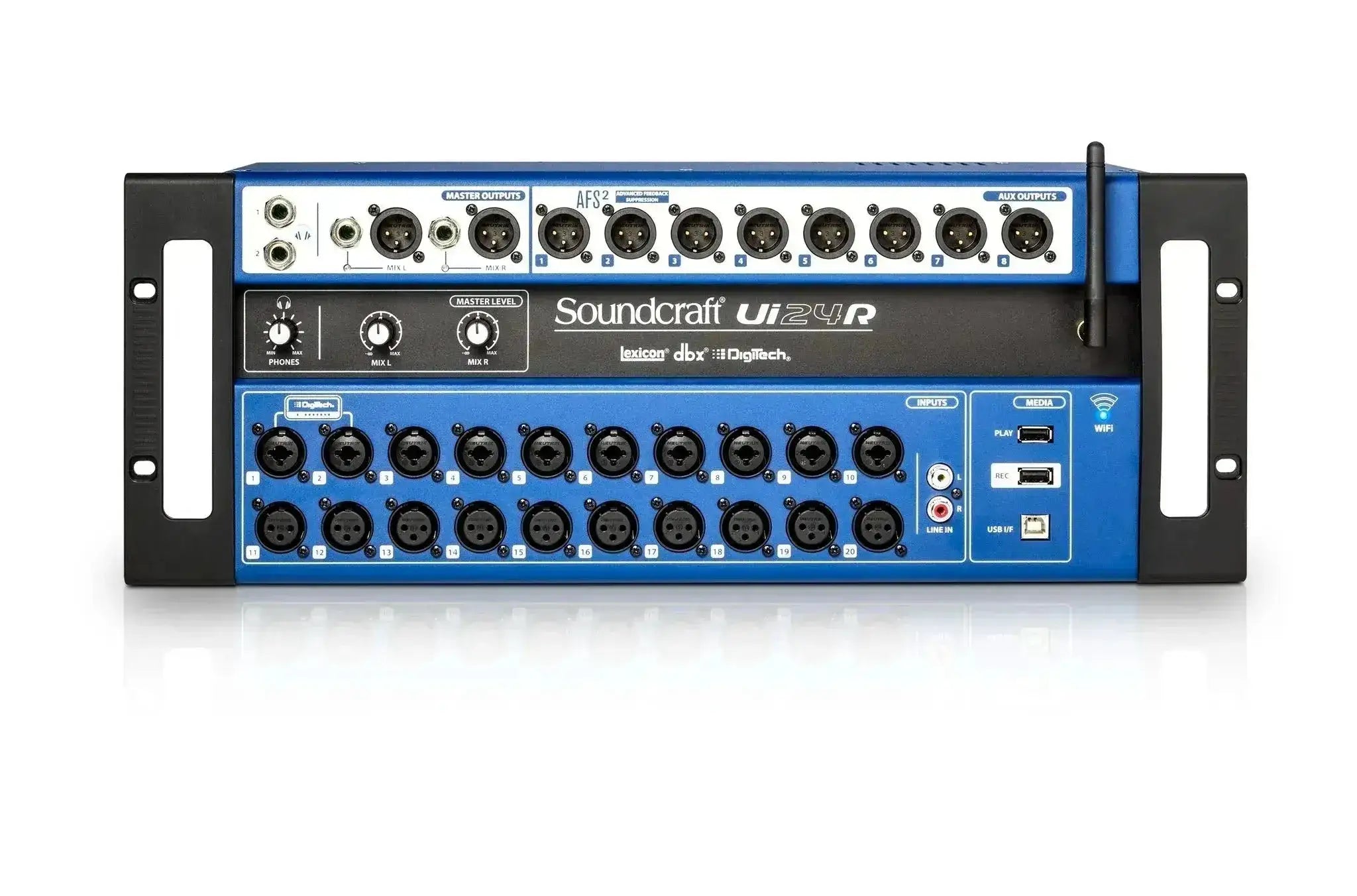 Mesa de Som Digital Soundcraft UI24R de 24 Canais